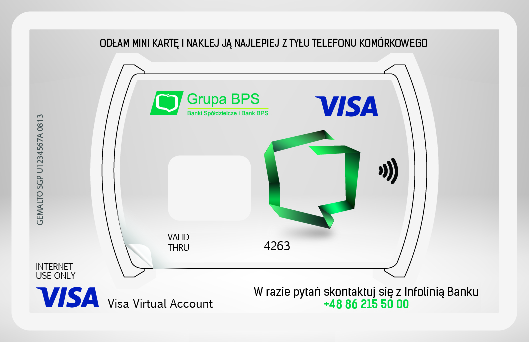 VISA Sticker