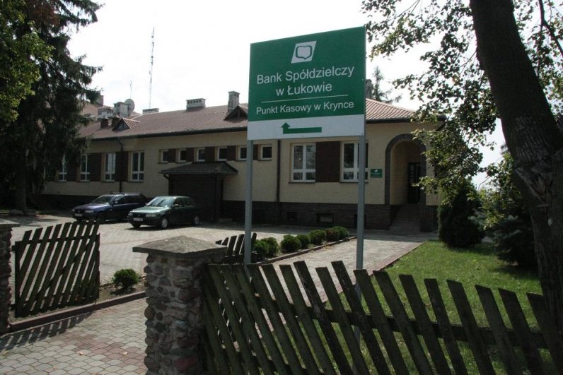 Punkt kasowy w Krynce